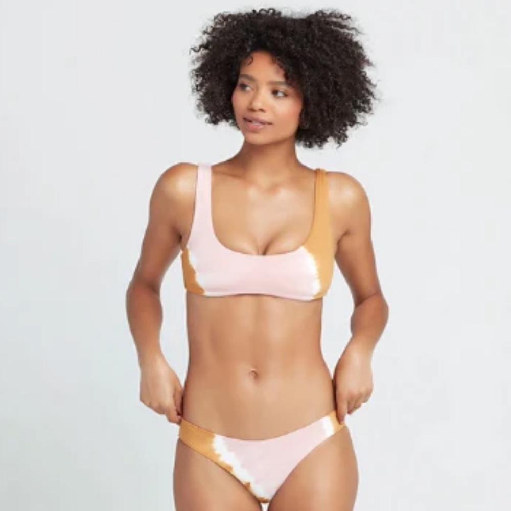 L*Space Lizzie Bikini Top Tie Dye